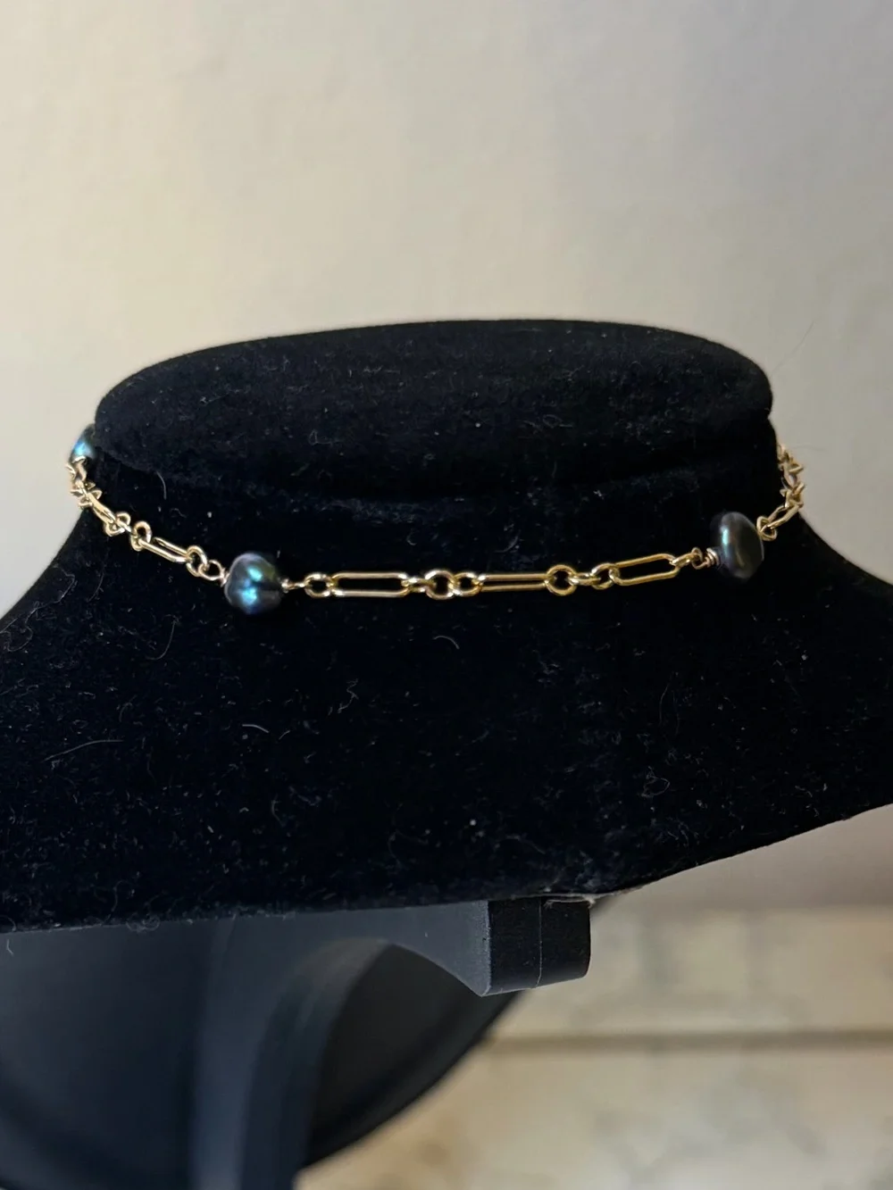 Handmade delicate gold